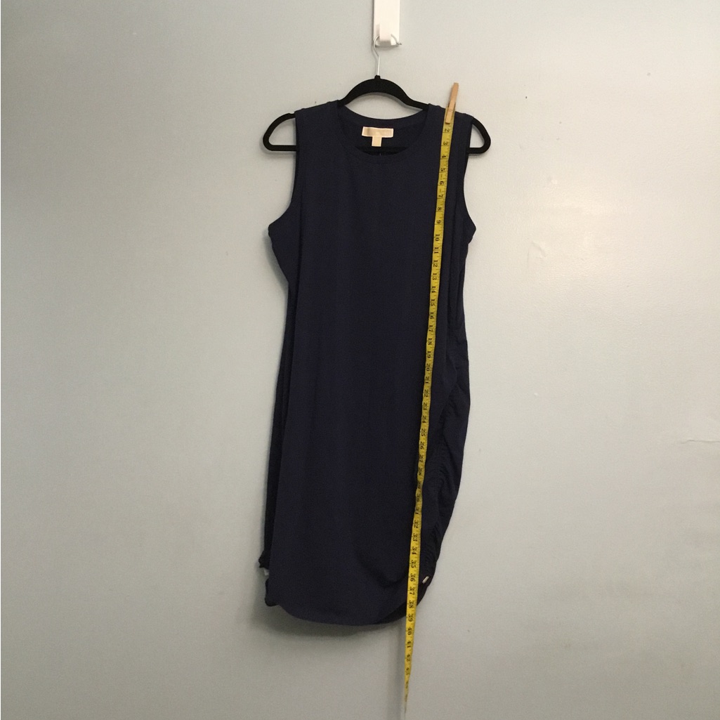 Michael Kors Asymmetrical Navy Dress